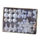 thumbnail image 5 of Juego de 47 adornos para árbol de Navidad, accesorios decorativos para árbol de Navidad. Plateado, 5 of 9