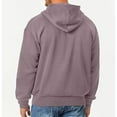 thumbnail image 3 of Mohiass Mens Full Zip Casual Cotton Hooded Fleece Drawstring Hoodies Pullover Sweatshirts Casual Long Sleeve Shirts Light Purple L, 3 of 4