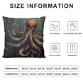 thumbnail image 5 of Chilfamy Octopus Tentacles Pillow Covers for Couch Sofa Indoor Outdoor High-Quality Pillow Case 1PC 18x18in, 5 of 5