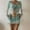 Light Blue, variant on Generic Women's Y2K Dress Sequin Crochet Dress 2 Piece Dress Crop Top Knitted Sparkle Mini Dress Sets