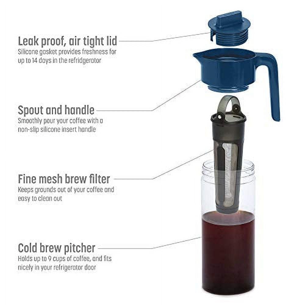 Cold Brew Maker Cold Brew Iced Coffee Maker Leakproof for Fridge