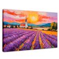 thumbnail image 1 of Cuadro Decorativo Canvas Revolution Campo Lavanda Sun 90x60, 1 of 4