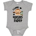thumbnail image 3 of Inktastic Monkey I Love Hanging out with My Pappy Boys or Girls Baby Bodysuit, 3 of 5