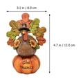 thumbnail image 2 of unbranded 1Ud De Pavo Calabaza En Resina Para Del Hogar Festiva, 2 of 8