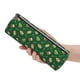 thumbnail image 5 of Disketp green Christmas Element Estuche Organizador de Lápices de Cuero, Estuche de Oficina con Cremallera para Bolígrafo y Lápiz, 5 of 6