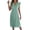 D414/Mint Green, variant on Afdoent Womens Dresses For Ruffle Short Sleeve Lace Midi Dress Pleated Dress Cute Teacher Outfits Travel Outfits