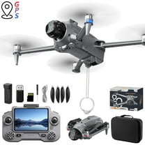 5G GPS Drone with 2K Camera & 5.9in Touch Screen,Brushless Motor RC Quadcopter with 80g Airdrop Function,Upgrade Obstacle Avoidance,Intelligent Tracking(1000M Range)