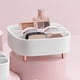 thumbnail image 4 of Organizador De Cosméticos Con Partición Desmontable Exquisito Soporte De Maquillaje Caja De Almacenamiento De Maquillaje De Gran Capacidad Para Dormitorio Baño Vestidor Yuarrent HA017985-00, 4 of 7