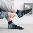 thumbnail image 2 of Pofeuu Starry Sky Colorful Crocodile Print 30cm Socks, Adult Running Hiking Socks for Youth and Adult, 2 of 7