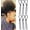 C-Black-4PCS, variant on Afro Puff Drawstring Ponytail Ties: Adjustable Length Hairband for Kinky Curly Buns, Cushioned No-Slip Headband for Long Thick Hair