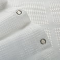 thumbnail image 3 of ELLE Paris Jacquard Solid Weave Shower Curtain in Grey White, 3 of 6