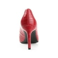 thumbnail image 4 of Journee Womens Monalee Square Toe Mid Heel Pumps, Widths Available, 4 of 10