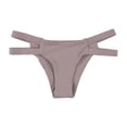 thumbnail image 1 of Tavik Womens Chloe Side Tab Bikini Swim Bottom, Pink, X-Large, 1 of 2
