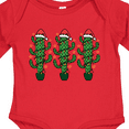 thumbnail image 4 of Inktastic Christmas Funny Cactus Santa Boys or Girls Long Sleeve Baby Bodysuit, 4 of 5
