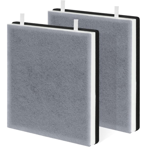 Fil-fresh 2 Pack Vital 100 Replacement Filter Replacement for with LEVOIT Vital 100 Air Purifier, 3-in-1 True HEPA Filter with Activated Carbon Filter, Reduce Dust, Pollen, Odor, and Smoke