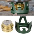 thumbnail image 1 of Mini Poêle à Alcool, Brûleur d'Alcool Portable Léger Camping Routards Coffre-Fort Mini Camp Poêle avec Sac de Rangement pour Camping Randonnée Pique-Nique, 1 of 7