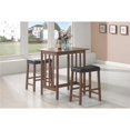 thumbnail image 1 of Benzara BM158092 Contemporary Style Counter Height Set, Brown - 3 Piece, 1 of 1