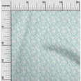 thumbnail image 1 of oneOone Cotton Cambric Sky Blue Fabric Circles Geometric Sewing Craft Projects Fabric Prints By Yard 56 Inch Wide, 1 of 4