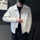 thumbnail image 3 of Abrigos masculinos de corte entallado, novedad en chaquetas de lana y mezclas para hombre, ropa de moda 2024, estética, alta calidad, marcas originales, Harajuku Y2k, 3 of 5