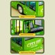 thumbnail image 5 of Autobús Simulado Bewildely Juguete Grande para Niños Modelo Verde, 5 of 6