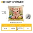 thumbnail image 2 of Stylish Easter-Themed Polyester Pillow Cover for Holiday Decoration, Blank Drawing Area for Adults, Excellent for Sofa, Office, and Seasonal Gifting, 2 of 5
