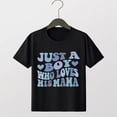 thumbnail image 2 of Staki Cotton Toddler Boys Girls Shirts Toddler Short Sleeve Animals Graphic T-Shirts Summer Tops Tees 2T 3T 4T Black-#4,9-10 Years, 2 of 4