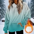 thumbnail image 2 of Yangnuo Womens Comfy Loose Casul Trendy Hoodies Women's Fashionable Loose Casual Long Sleeved Sweatshirt Hooded Pocket Hoodie Solid Color Top, 2 of 5