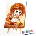 thumbnail image 2 of Cuadros Decorativos Niña pequeña 40x50cm pintura al óleo por números cuadro pintura DIY SXD202106023 Wdftyju embutido en tela, 2 of 9