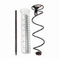thumbnail image 2 of Capacity Glass Spiral Rain Gauge,Cast Iron Bird Hanging Rain Gauge, 2 of 5