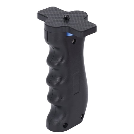 Xirurus DSLR Camera Handle Grip Stabilizer, Portable Camcorder Holder Support Mount, Adjustable Ergonomic Quick Release Grip for Mirrorless Cameras, Black, 6.30 inches / 16 cm