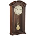 thumbnail image 1 of Reloj de pared Seiko en tono dorado con péndulo y campanillas dobles, 1 of 3