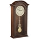 thumbnail image 1 of Reloj de pared Seiko en tono dorado con péndulo y campanillas dobles, 1 of 3