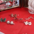 thumbnail image 3 of Set de pendientes navideños Joiigaem para mujer (6 pares), 3 of 7