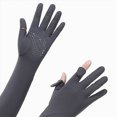 thumbnail image 5 of Cdudpw Full Finger UV Protection Gloves Driving Gloves Women, Breathable Touchscreen UPF Glove Sun Protection Glove(Dark Gray), 5 of 5