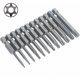 thumbnail image 3 of Puntas de destornillador magnético Torx de acero, 12 Uds. (6,35mm), casquillo hexagonal de 50mm, 3 of 5
