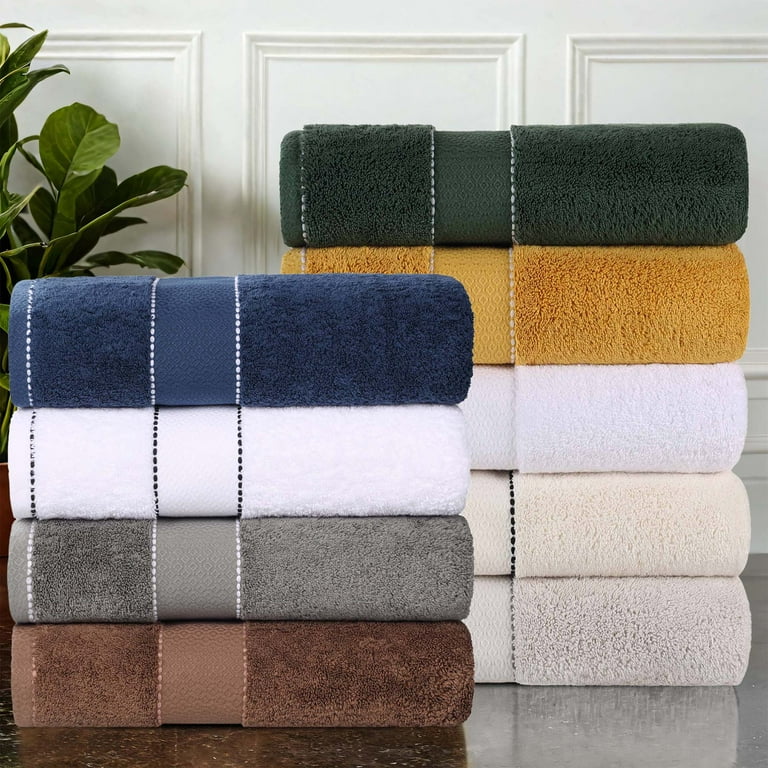 Superior Niles Egypt Produced Giza Cotton Bath Towel Set of 3