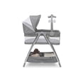thumbnail image 3 of Cuna Portátil Simmons Kids Gris Tweed con Luz Nocturna y Estrellas Giratorias, 3 of 11