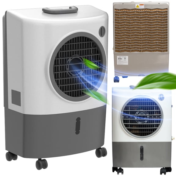 Hessaire Outdoor Portable 500 Square Foot Evaporative Cooler Humidifier