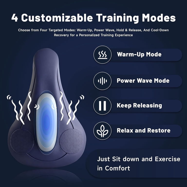 Pelvipulse Pro for Men - 2026 Upgrade Kegel Exercise Device & Pelvic Floor  Exerciser, 4 Vibration Modes, Type-C Rechargeable, Quiet Design,Stamina &  Confidence, for Home Use(Blue) - Walmart.com