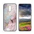 thumbnail image 1 of Compatible with Harmony 3 Phone Case, Marble-Pink-Purple-Blue-Grey-01 Case Men Women, Flexible Silicone Shockproof Case for Harmony 3, 1 of 1