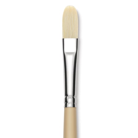 Robert Simmons Signet Brush, Long Handle, Filbert, 4