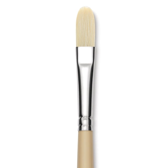 Robert Simmons Signet Brush, Long Handle, Filbert, 4