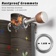 thumbnail image 2 of Outdoor Curtains for Patio Waterproof, Spring Mushrooms Outdoor Privacy Panels Grommet, Farmhouse Pastoral Botanical Brown Wood Blackout Outside Curtains for Porch/Cabana 54"x108", 1 Panel, 2 of 8