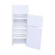 thumbnail image 1 of Refrigerador De Casa De Muñecas, Refrigerador De Casa De Muñecas En Miniatura De Madera De Plata Simulada, Realista Y Vívido Para Manualidades DIY, 1 of 7