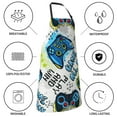 thumbnail image 5 of Kdxio Game All Day Apron with Pockets Adjustable Kitchen Aprons for Men Women Waterproof Aprons for Cooking,Drawing,Crafting, Baking Household Cleaning, 5 of 8