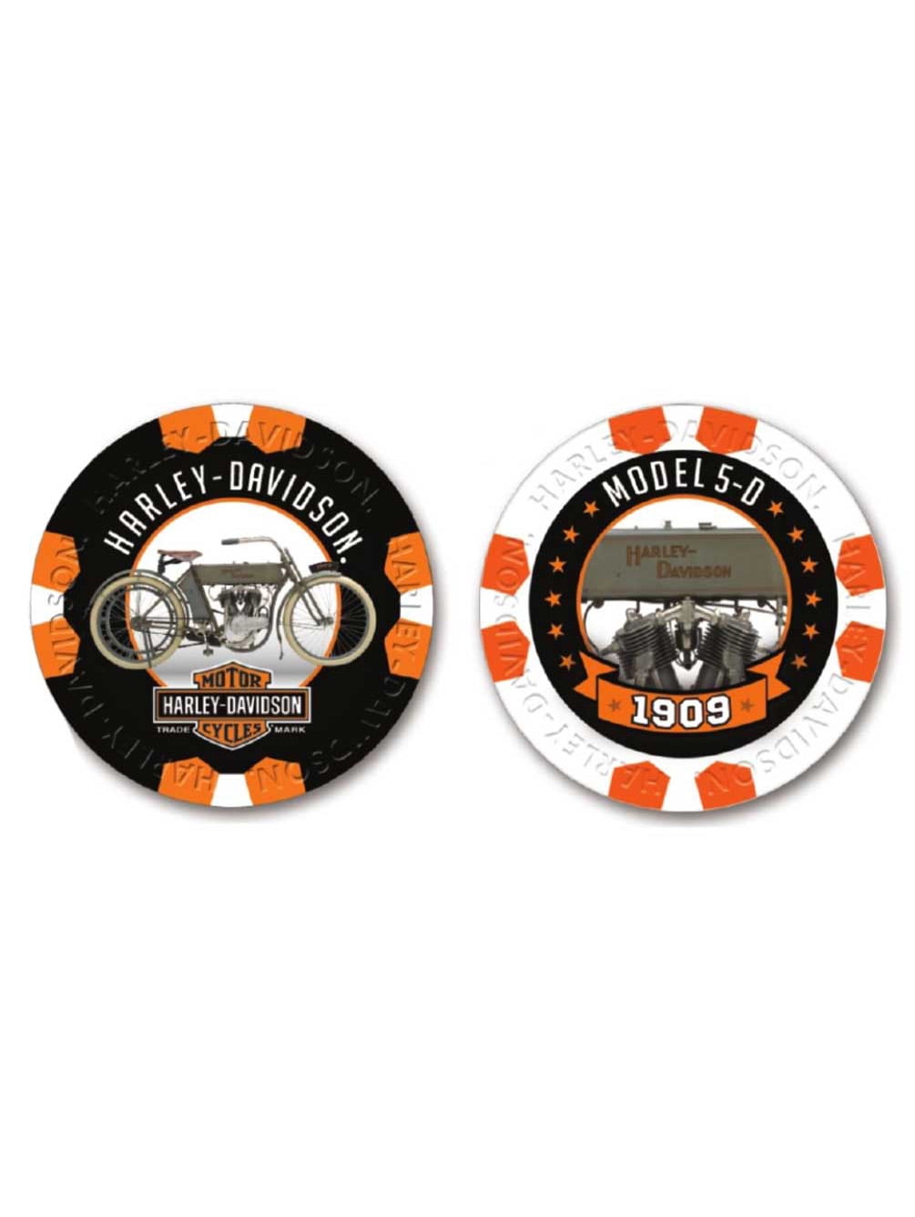 HarleyDavidson Vintage Series 2 1909 Model 5D Collectible Poker