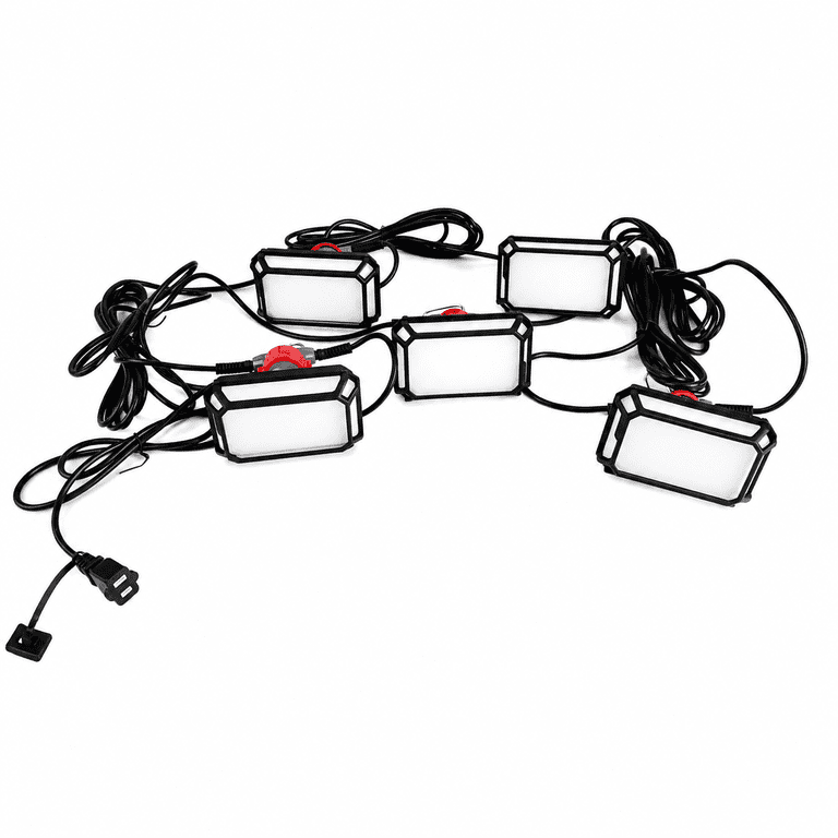 Hyper Tough 50 ft String Work Light with 5 LED Heads photo 5