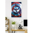 thumbnail image 2 of Marvel Captain America: Brave New World - Shield Wall Poster, 22.375" x 34" Framed, 2 of 5