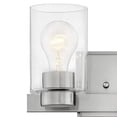 thumbnail image 2 of 2 Light Bath Vanity In Transitional Style 13 Inches Wide By 7 Inches High-Brushed Nickel Finish-Clear Glass Color-Halogen Lamping Type Hinkley, 2 of 8