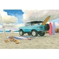 thumbnail image 2 of Wiens, James 32x23 Black Ornate Wood Framed with Double Matting Museum Art Print Titled - Beach Ride I, 2 of 4